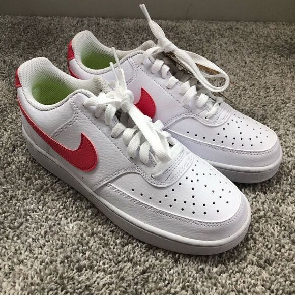 Nike Court Vision Low Next Nature White/ Pink Women's Size 8 - Picture 1 of 6